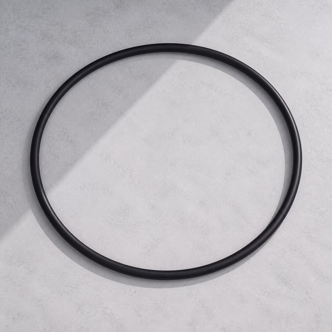 Vue de dessus d’un cerceau aérien sans patte de connexion